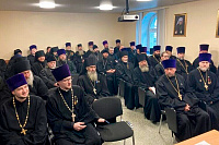 Наместник и братия Феодоритова монастыря приняли участие в епархиальном собрании