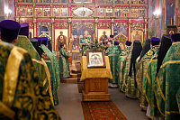 Наместник Феодоритова монастыря игумен Трифон принял участие в соборных службах Кольским святым