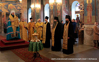 Наместник Феодоритова монастыря принял участие в торжествах по случаю тезоименитства митрополита Митрофана