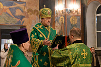 Наместник Феодоритова монастыря игумен Трифон принял участие в соборных службах Кольским святым