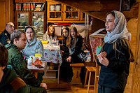 В Феодоритовом Кольском монастыре состоялась встреча казаков со школьниками