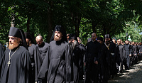 Игумен Трифон принял участие в торжественном выпускном акте Московской духовной академии по окончании аспирантуры.