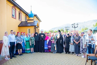 Игумен Трифон принял участие в престольных торжествах Хибиногорского монастыря в Кировске