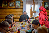 Феодоритов монастырь посетили учащиеся воскресной школы Введенского храма г. Мурманска