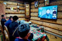 Игумен Трифон и иеромонах Августин (Хржановский) приняли участие в вебинаре Синодального комитета по взаимодействию с казачеством