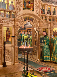 В день тезоименитства игумен Трифон посетил святую обитель преподобного Трифона Печенгского