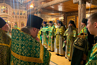В день тезоименитства игумен Трифон посетил святую обитель преподобного Трифона Печенгского