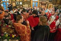 В праздник Светлого Христова Воскресения в Феодоритовом монастыре совершено торжественное богослужение